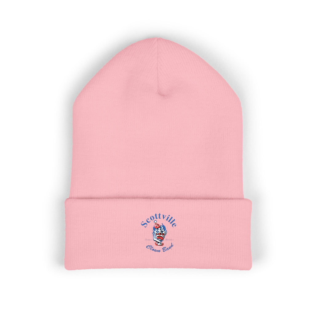Scottville Clown Band Embroidered Cuffed Beanie