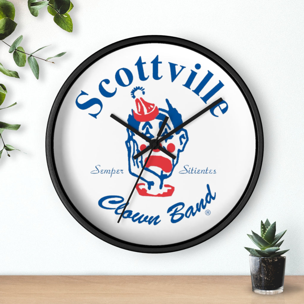 Scottville Clown Band Wall Clock