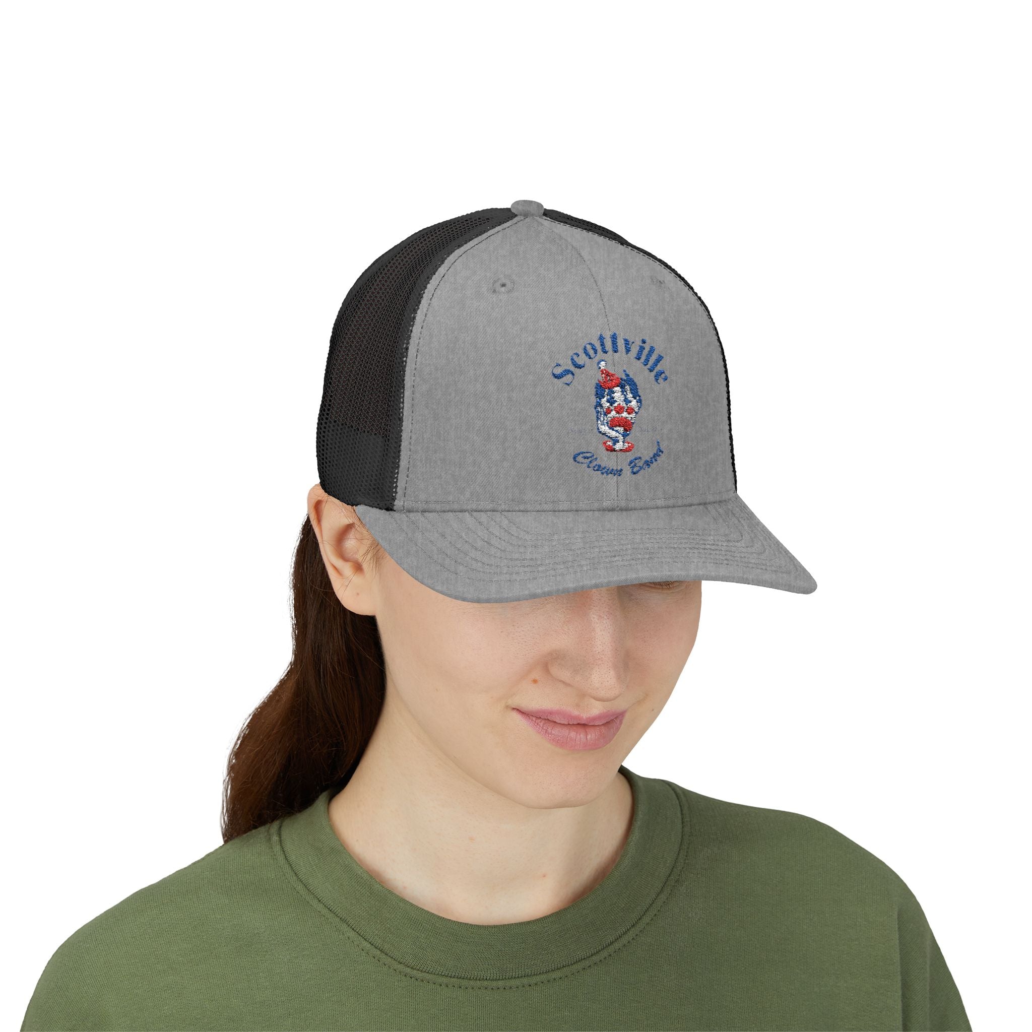 Scottville Clown Band Unisex Embroidered Snapback Trucker Cap