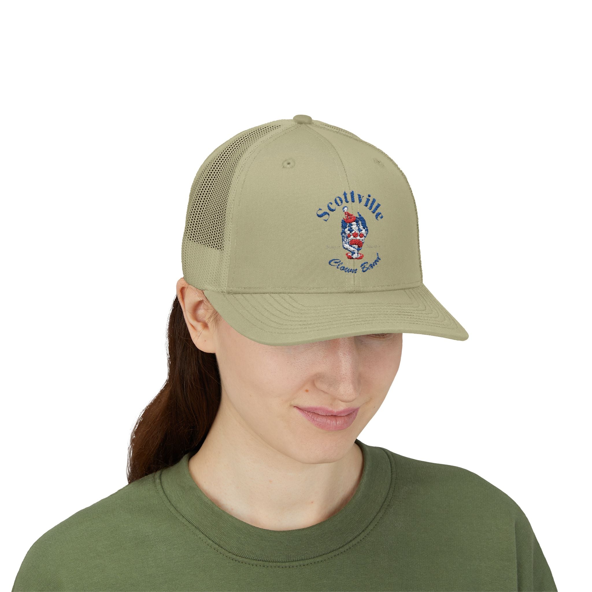 Scottville Clown Band Unisex Embroidered Snapback Trucker Cap