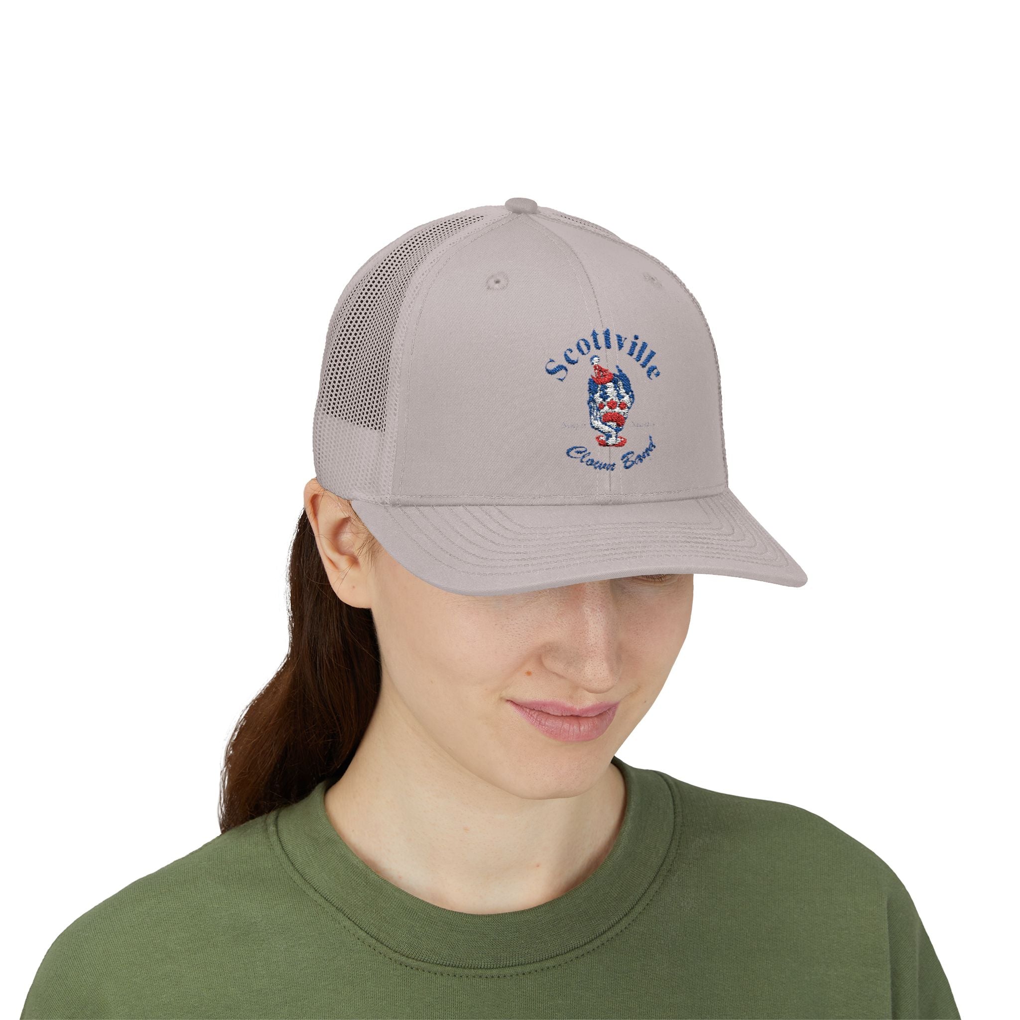 Scottville Clown Band Unisex Embroidered Snapback Trucker Cap