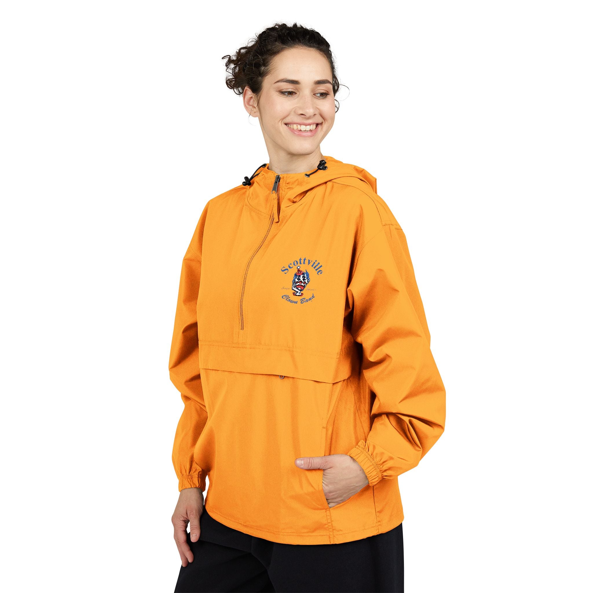 Scottville Clown Band Embroidered Champion Packable Anorak Jacket