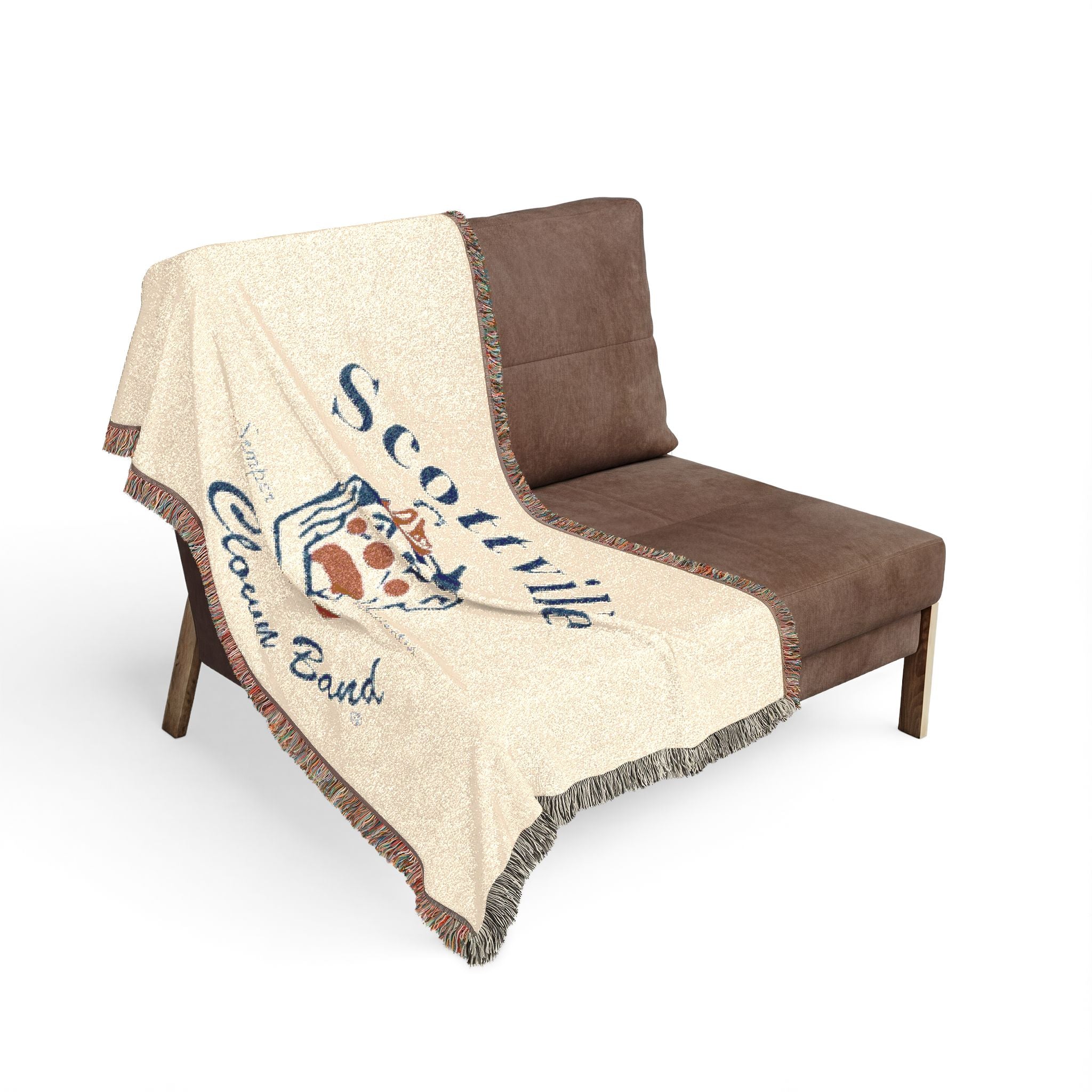 Scottville Clown Band Woven Throw Blanket