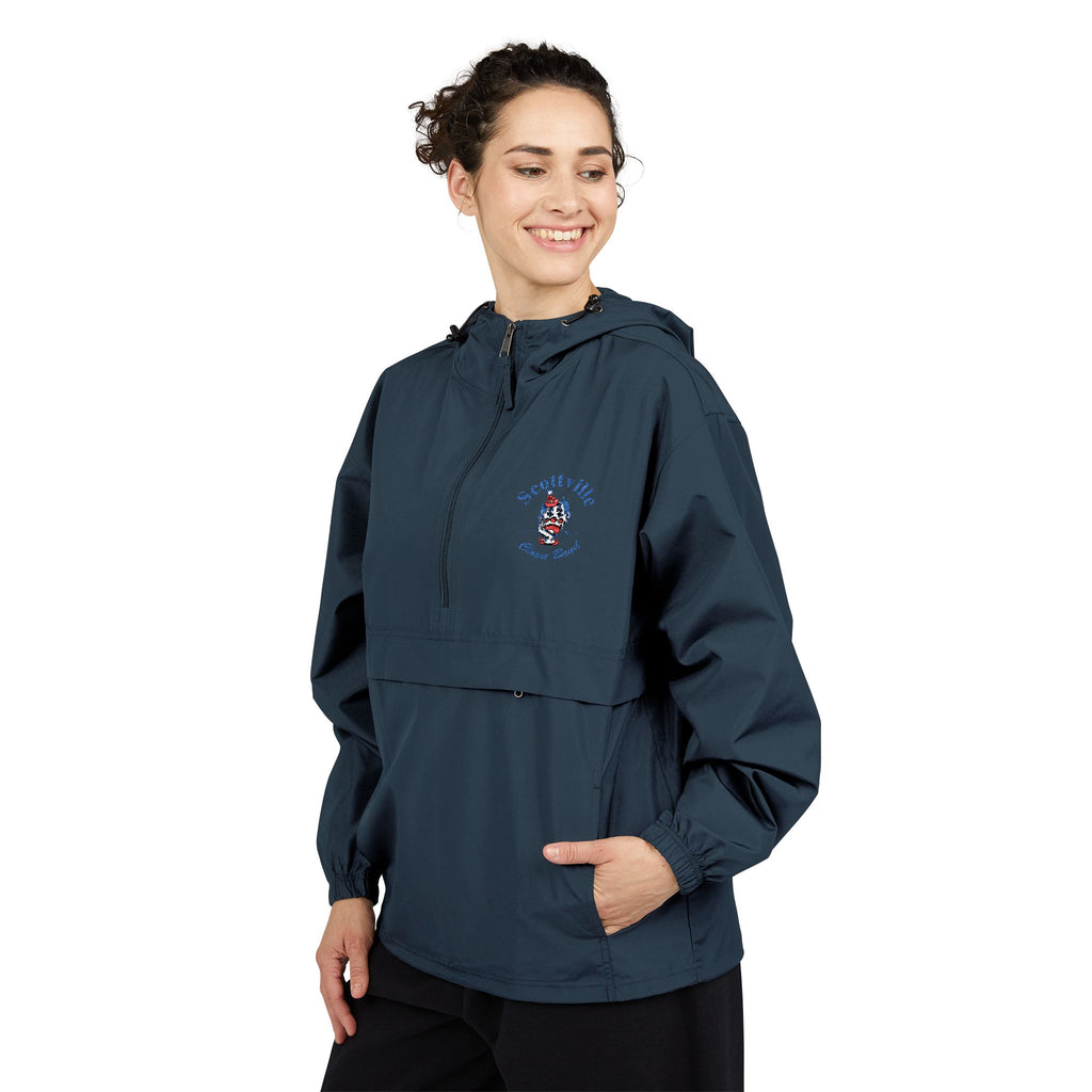 Scottville Clown Band Embroidered Champion Packable Anorak Jacket