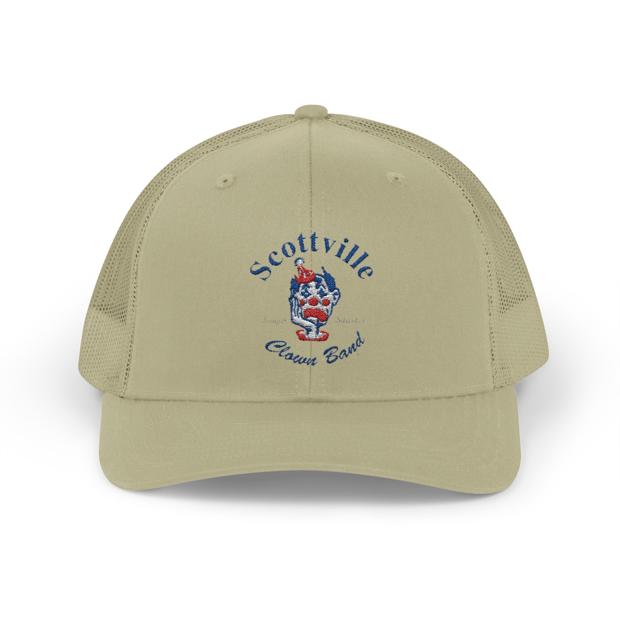 Scottville Clown Band Unisex Embroidered Snapback Trucker Cap