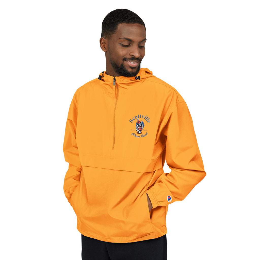 Scottville Clown Band Embroidered Champion Packable Anorak Jacket
