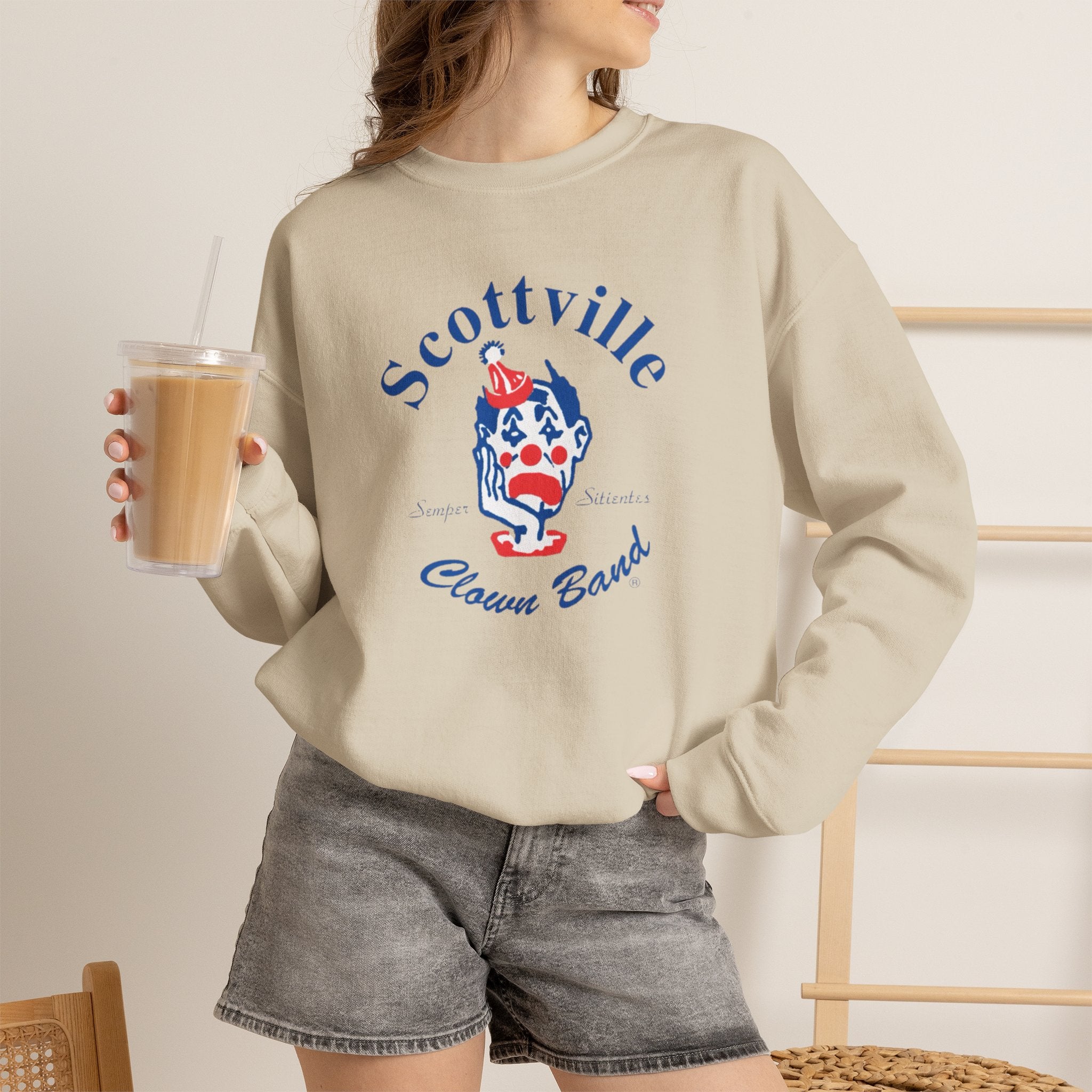 Scottville Clown Band Unisex Crewneck Sweatshirt