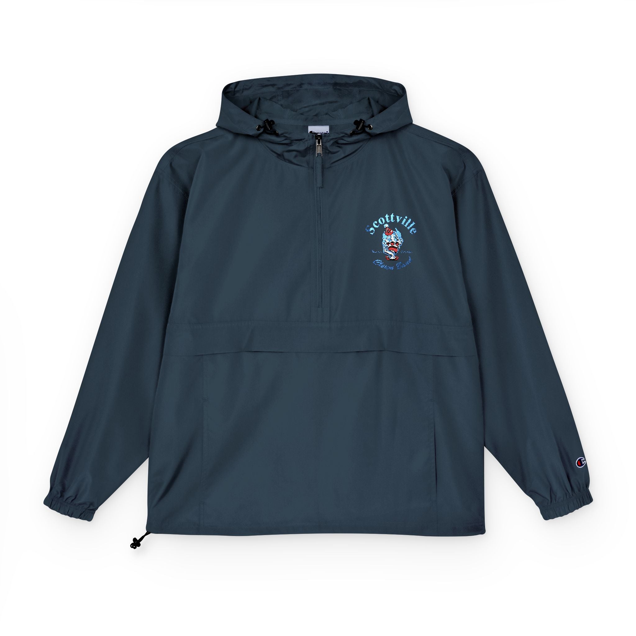 Scottville Clown Band Embroidered Champion Packable Anorak Jacket