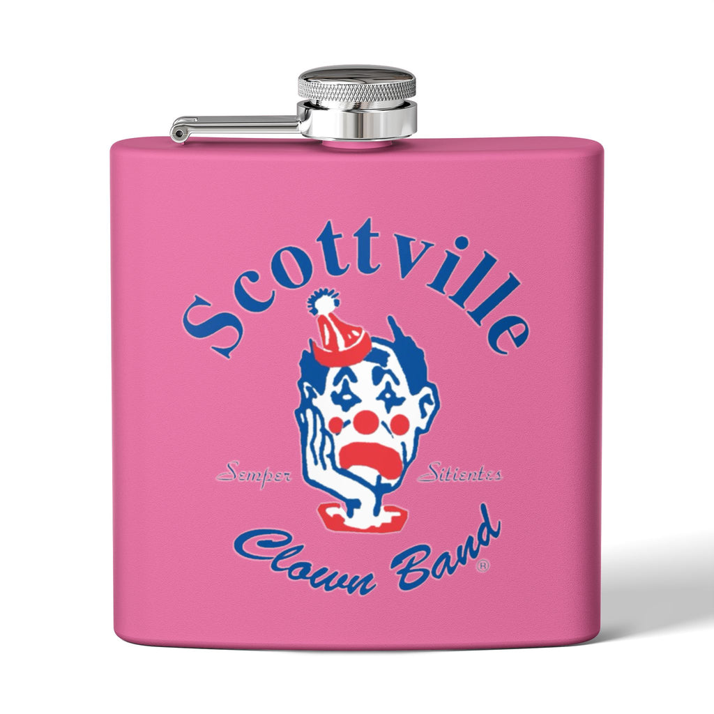 Scottville Clown Band Stainless Steel Flask, 6oz