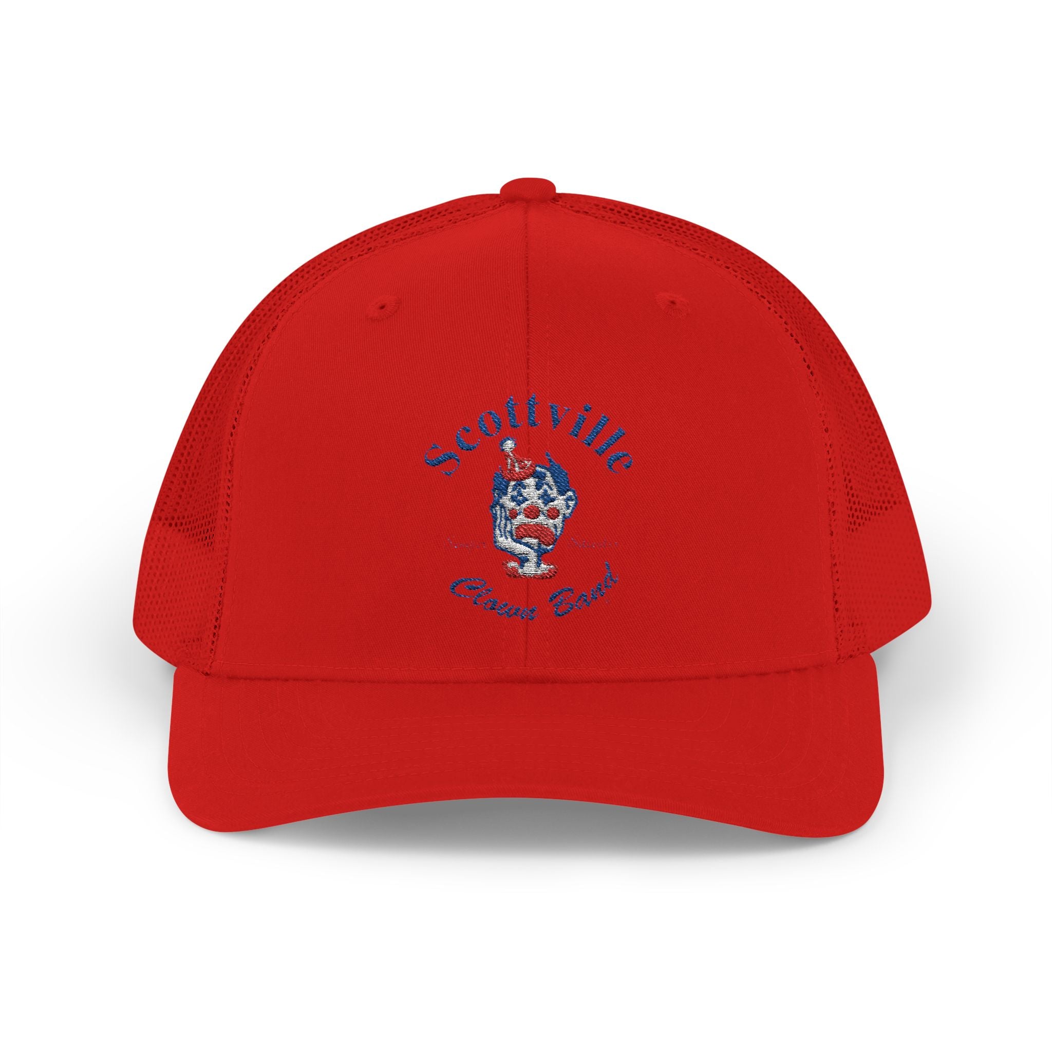 Scottville Clown Band Unisex Embroidered Snapback Trucker Cap