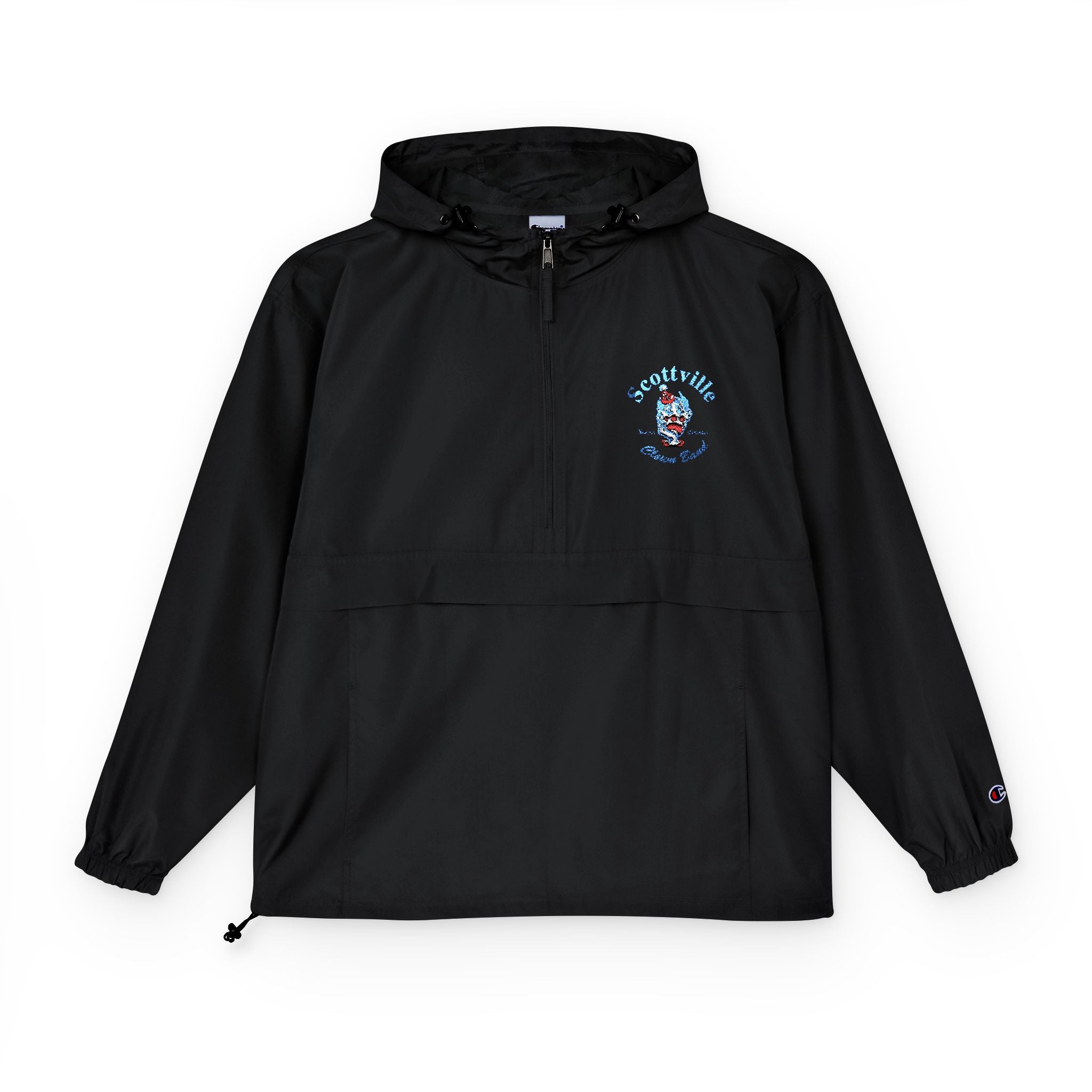 Scottville Clown Band Embroidered Champion Packable Anorak Jacket