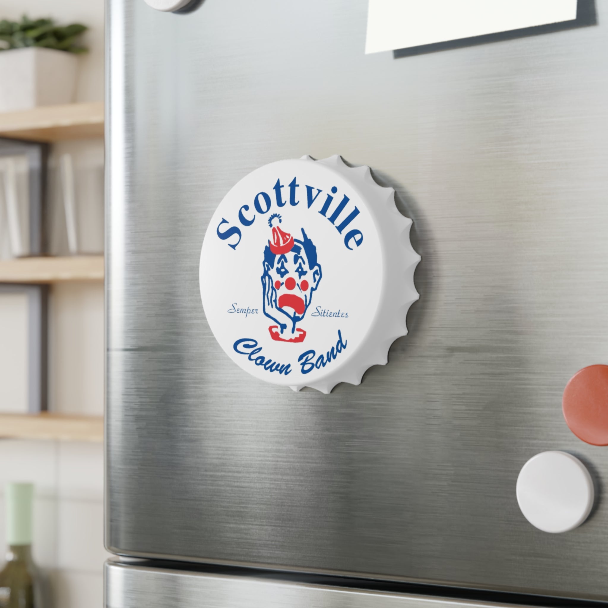 Scottville Clown Band Magnetic Bottle Opener