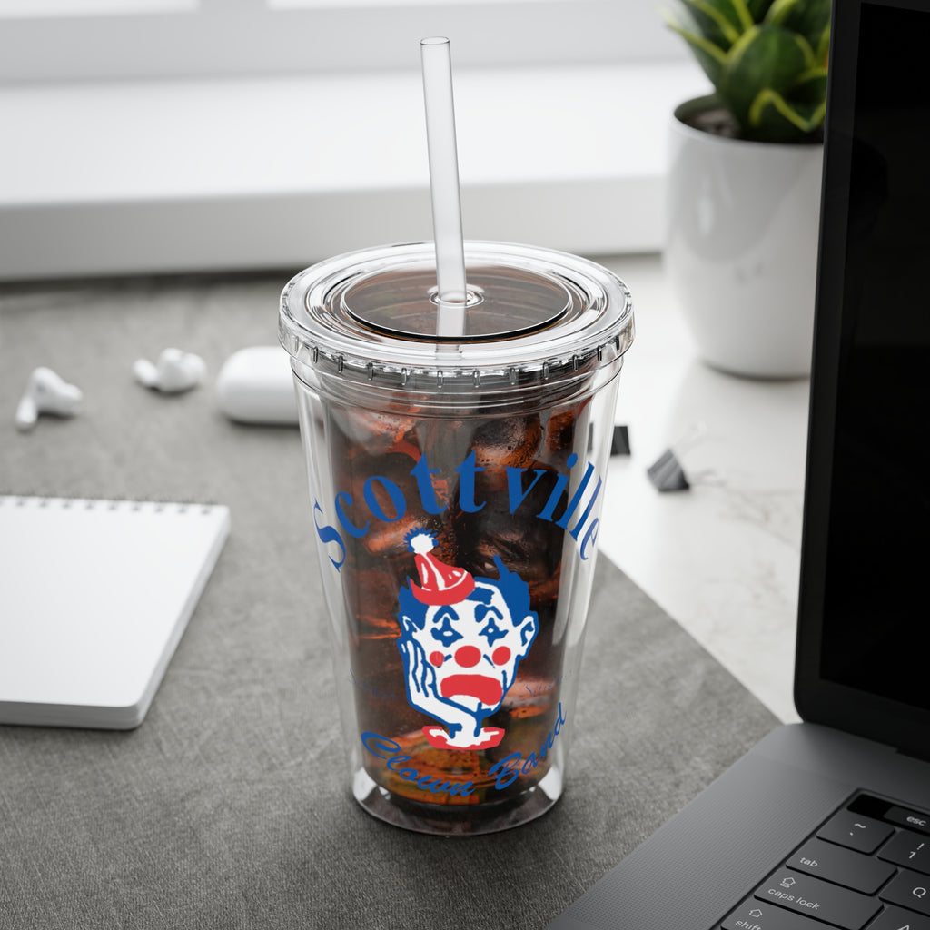 Scottville Clown Band Sunsplash Tumbler with Straw, 16oz