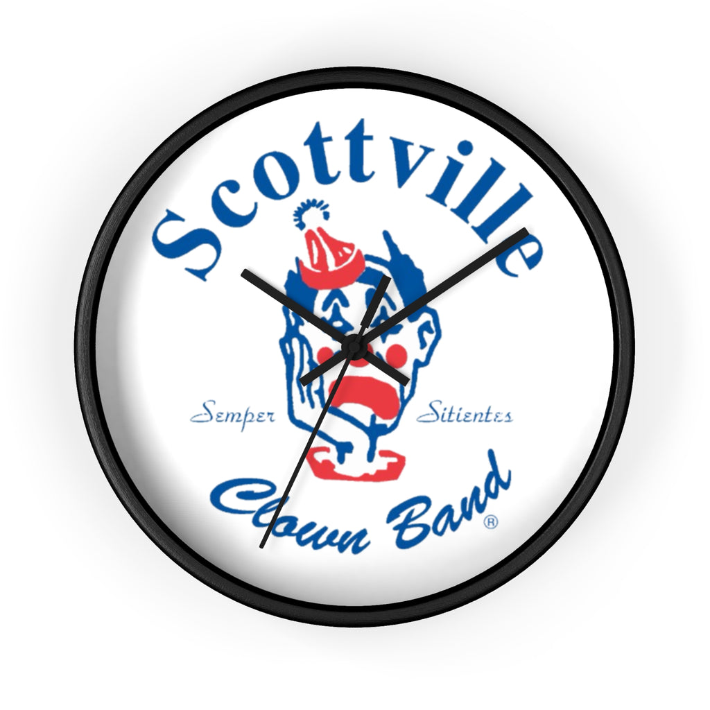 Scottville Clown Band Wall Clock