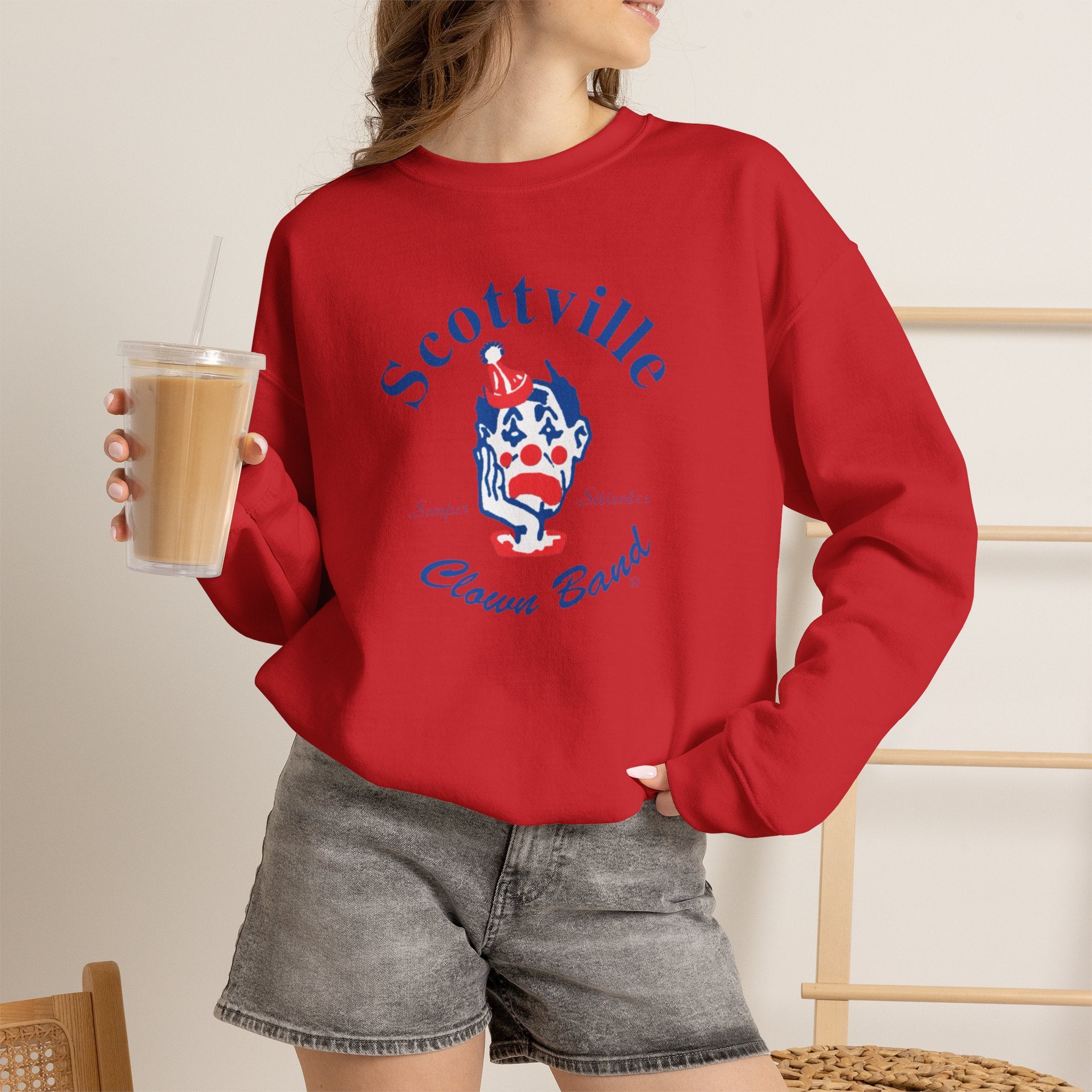 Scottville Clown Band Unisex Crewneck Sweatshirt
