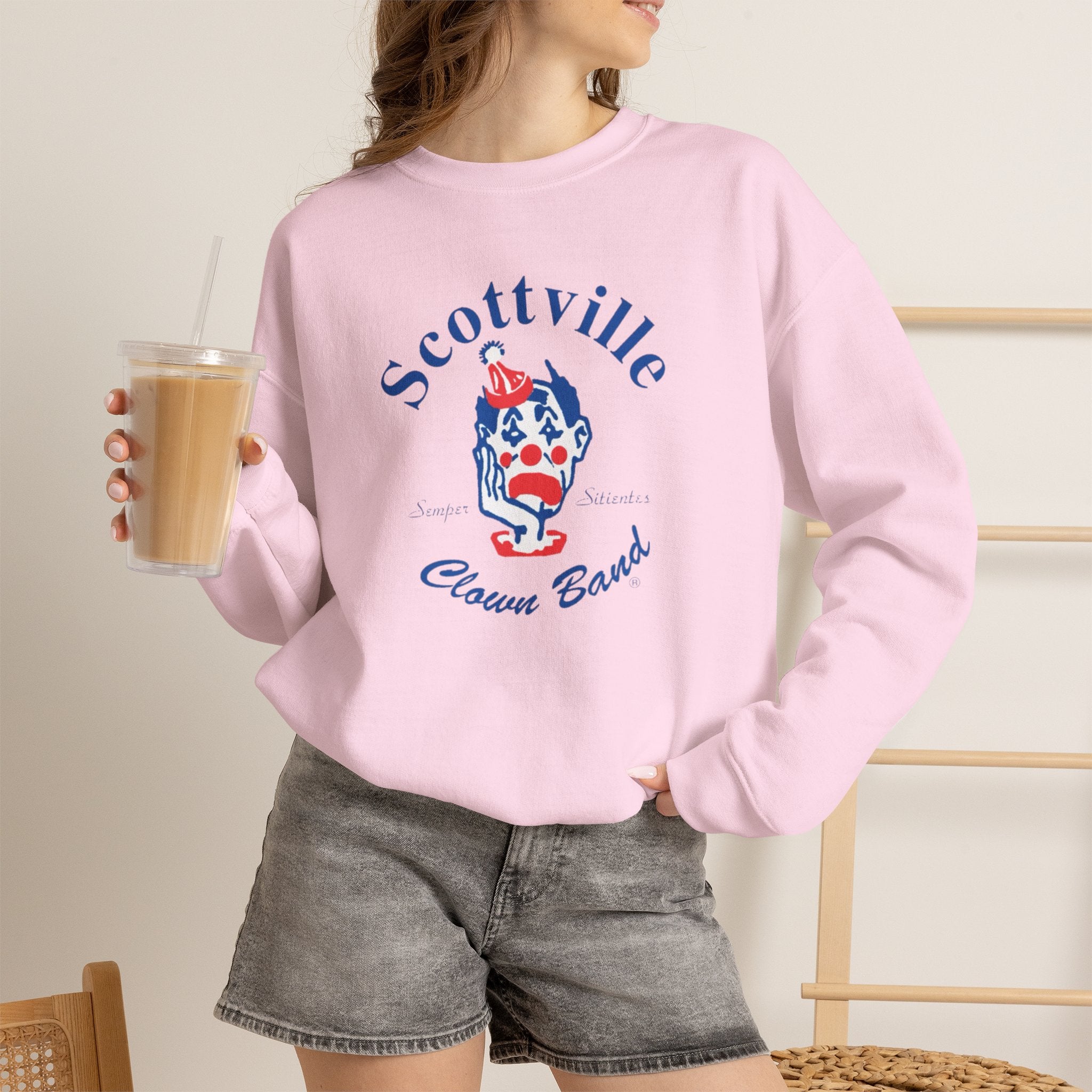 Scottville Clown Band Unisex Crewneck Sweatshirt