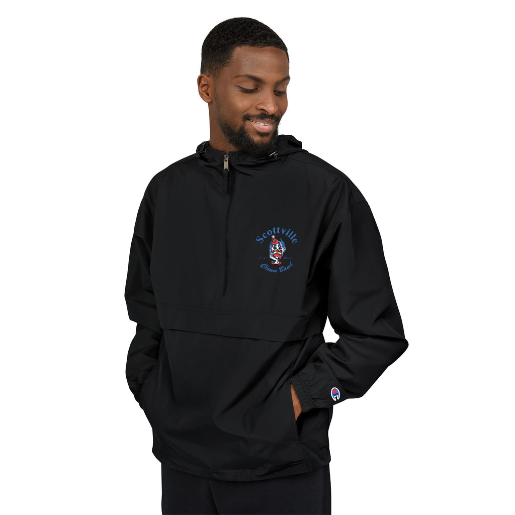 Scottville Clown Band Embroidered Champion Packable Anorak Jacket