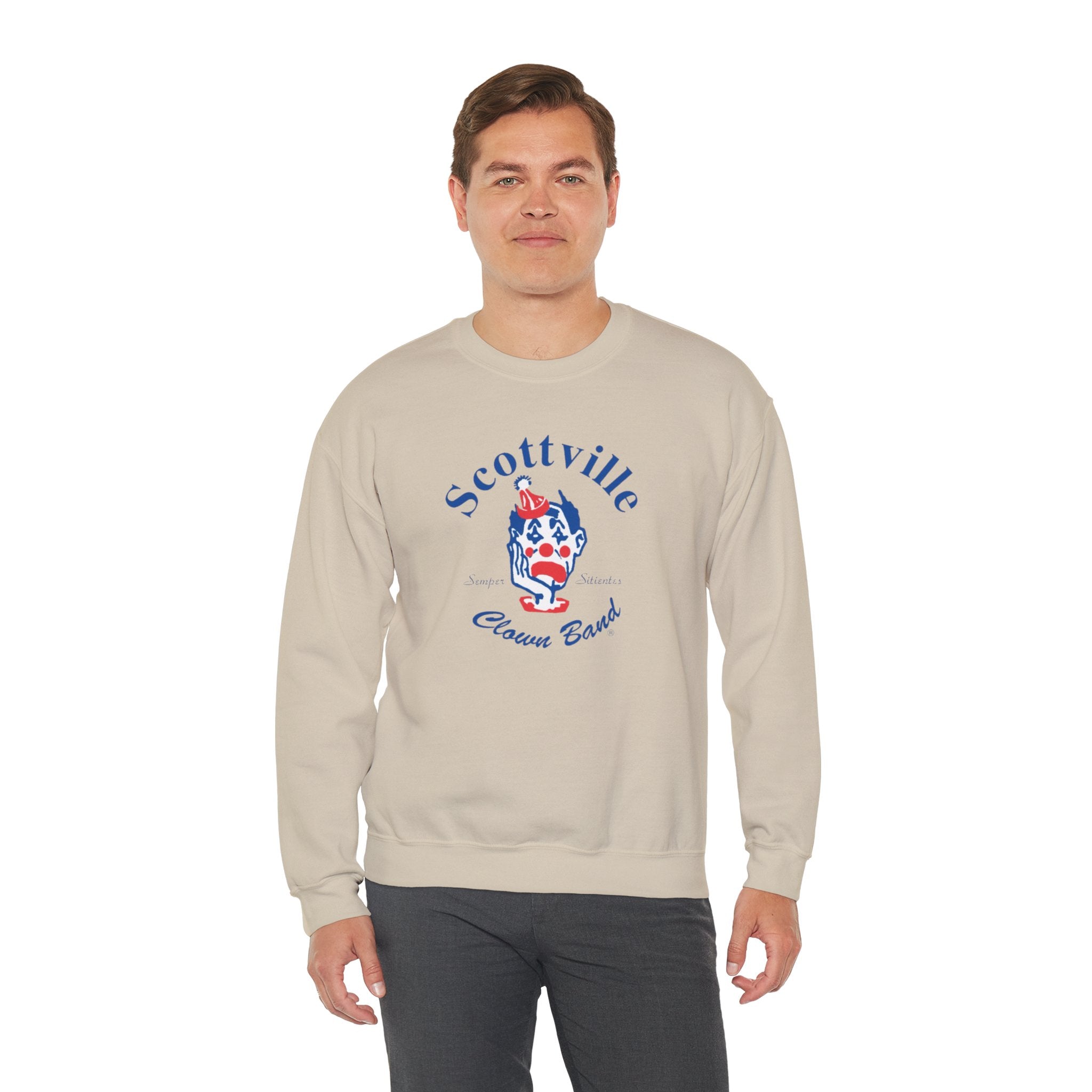 Scottville Clown Band Unisex Crewneck Sweatshirt