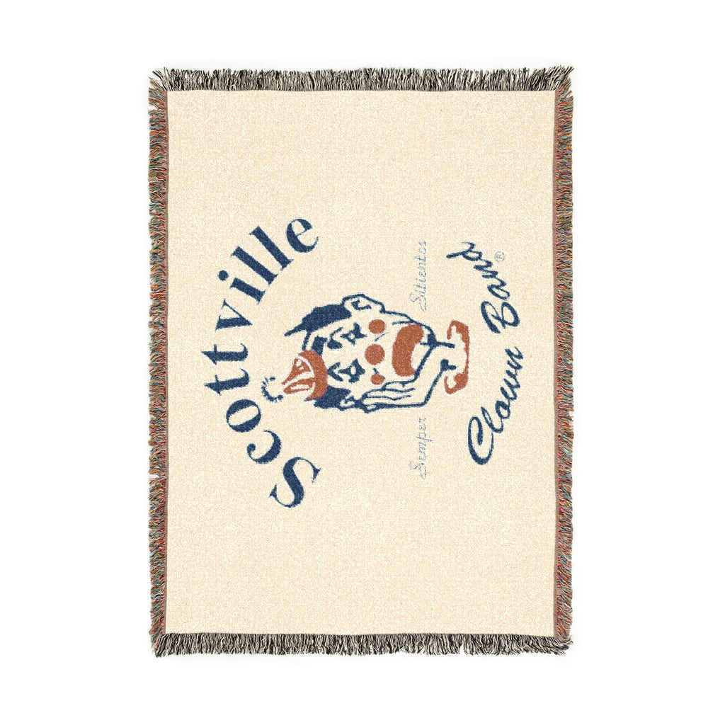 Scottville Clown Band Woven Throw Blanket
