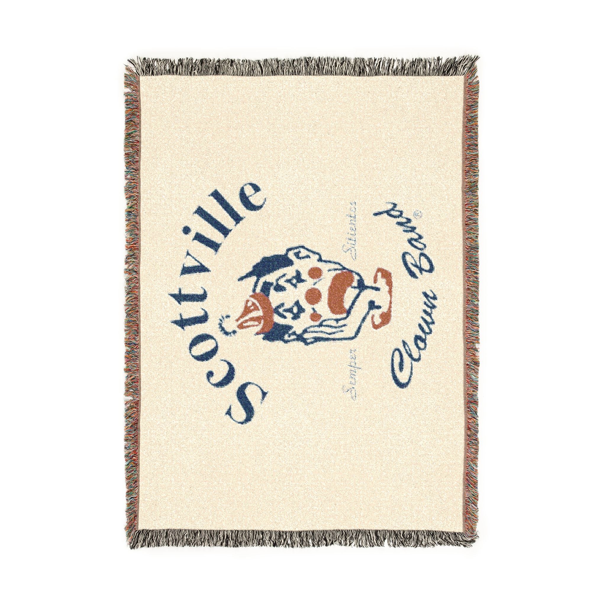 Scottville Clown Band Woven Throw Blanket
