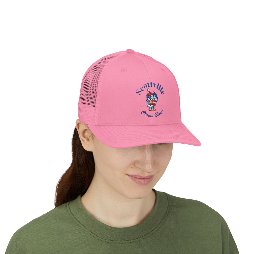 Scottville Clown Band Unisex Embroidered Snapback Trucker Cap