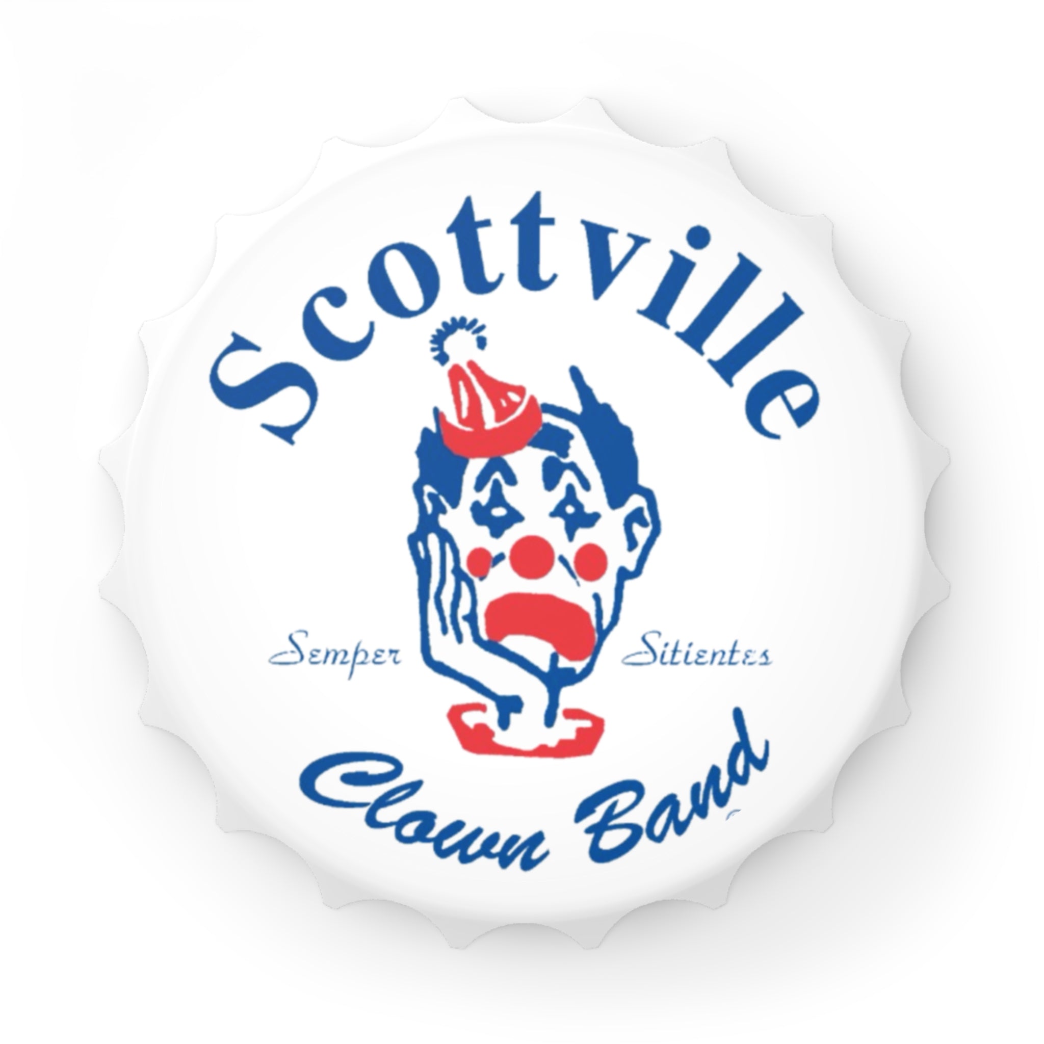 Scottville Clown Band Magnetic Bottle Opener