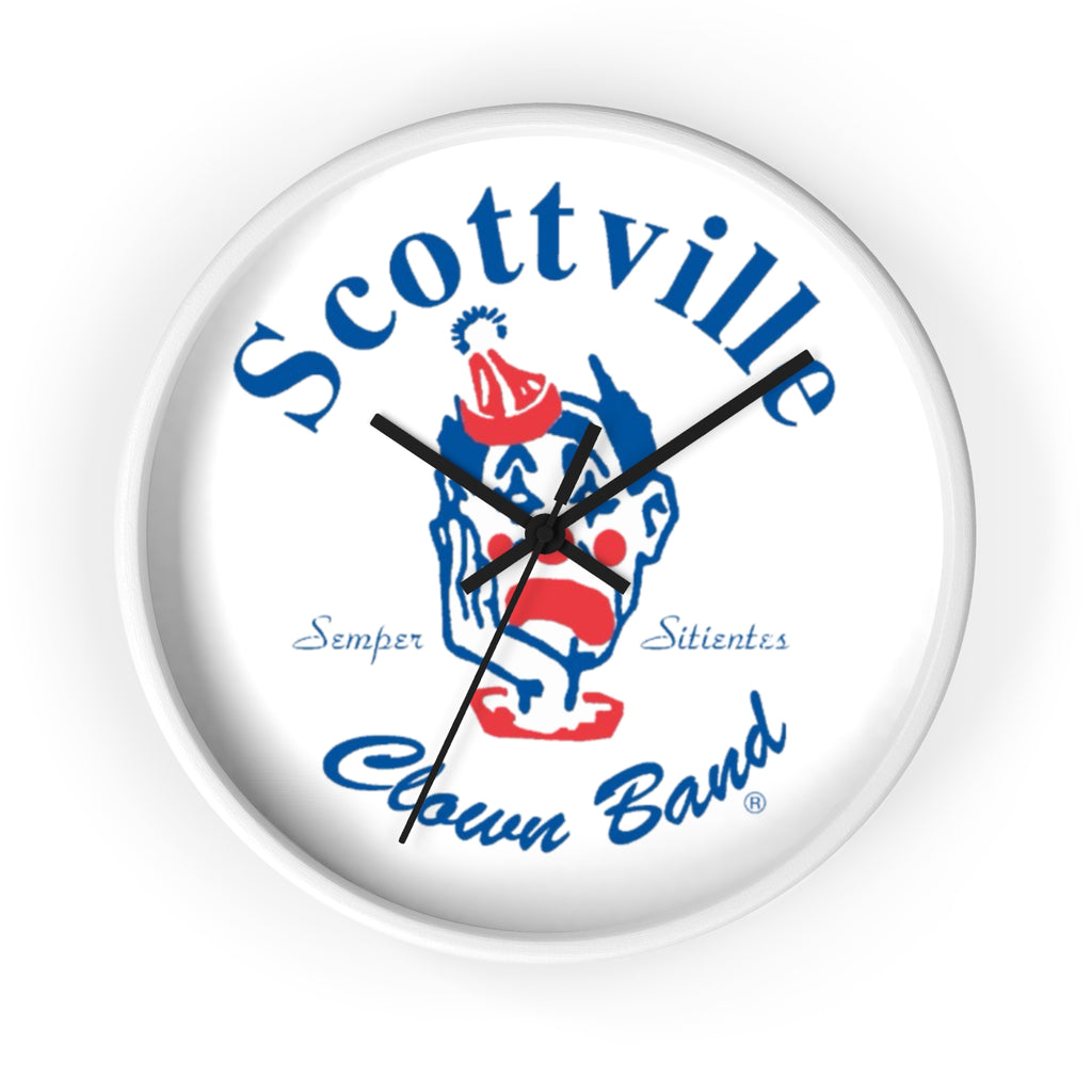Scottville Clown Band Wall Clock