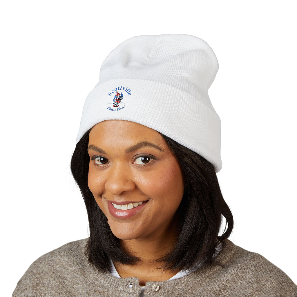 Scottville Clown Band Embroidered Cuffed Beanie
