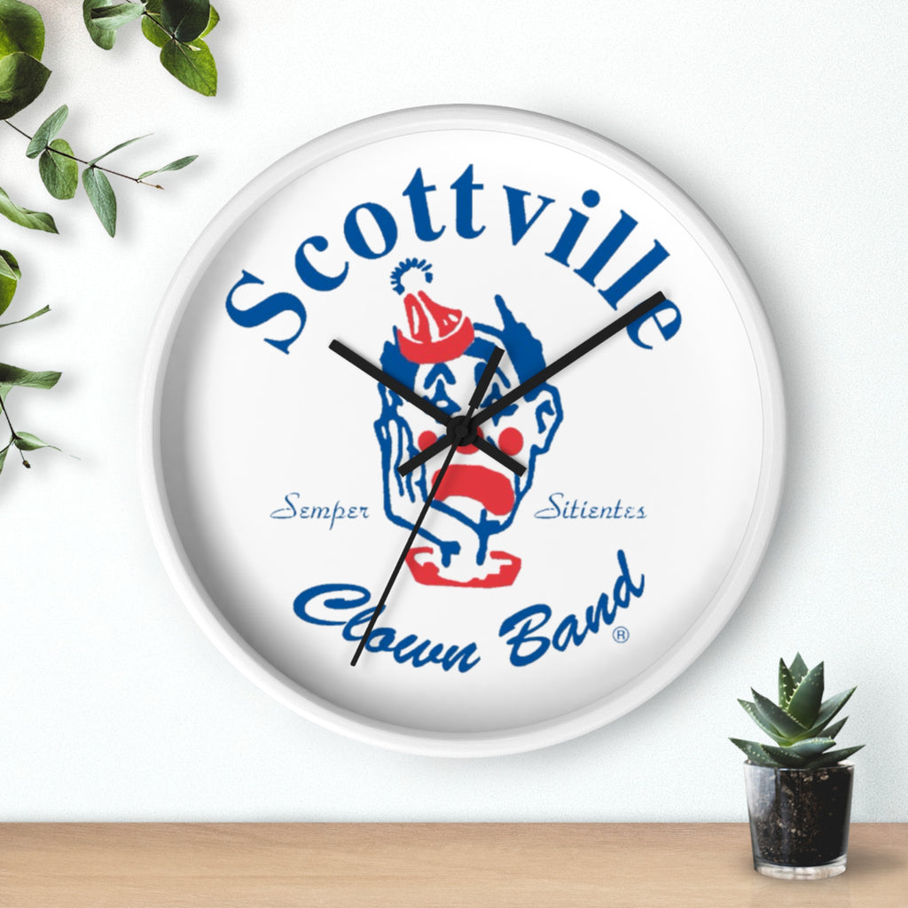 Scottville Clown Band Wall Clock