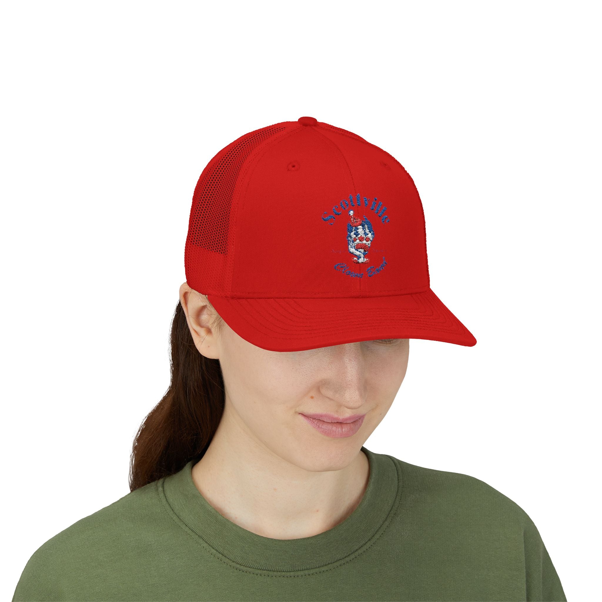 Scottville Clown Band Unisex Embroidered Snapback Trucker Cap