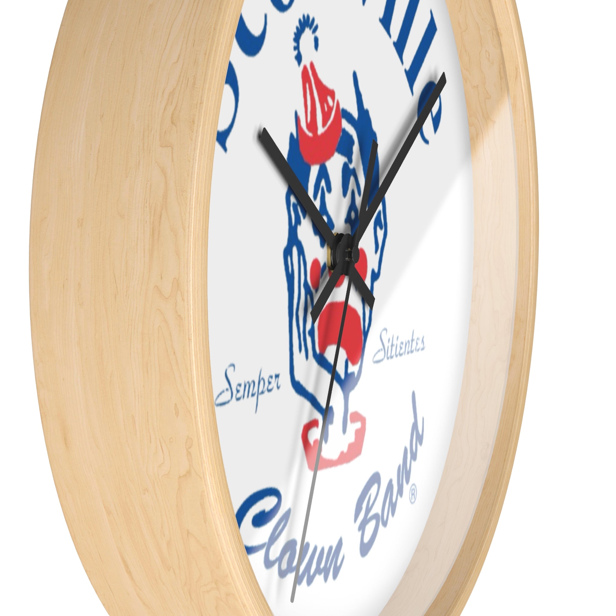 Scottville Clown Band Wall Clock