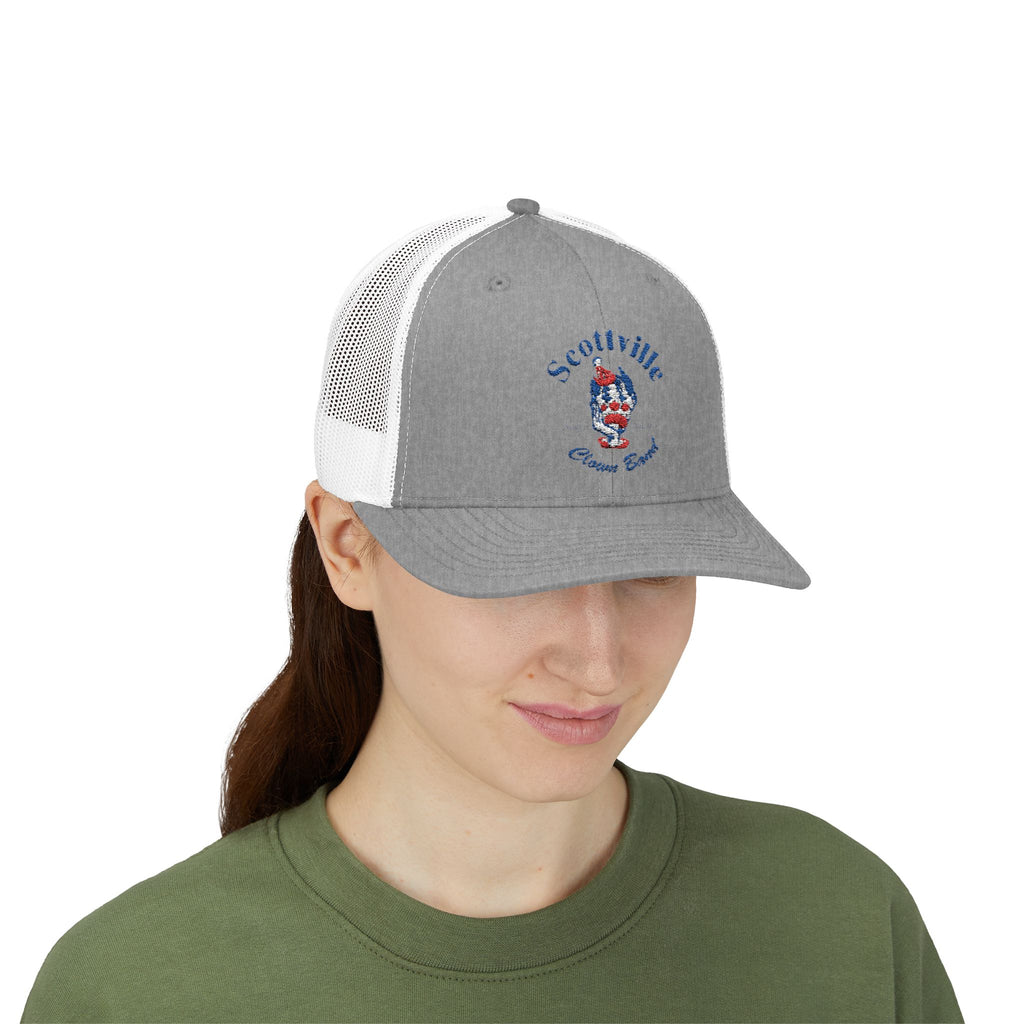 Scottville Clown Band Unisex Embroidered Snapback Trucker Cap