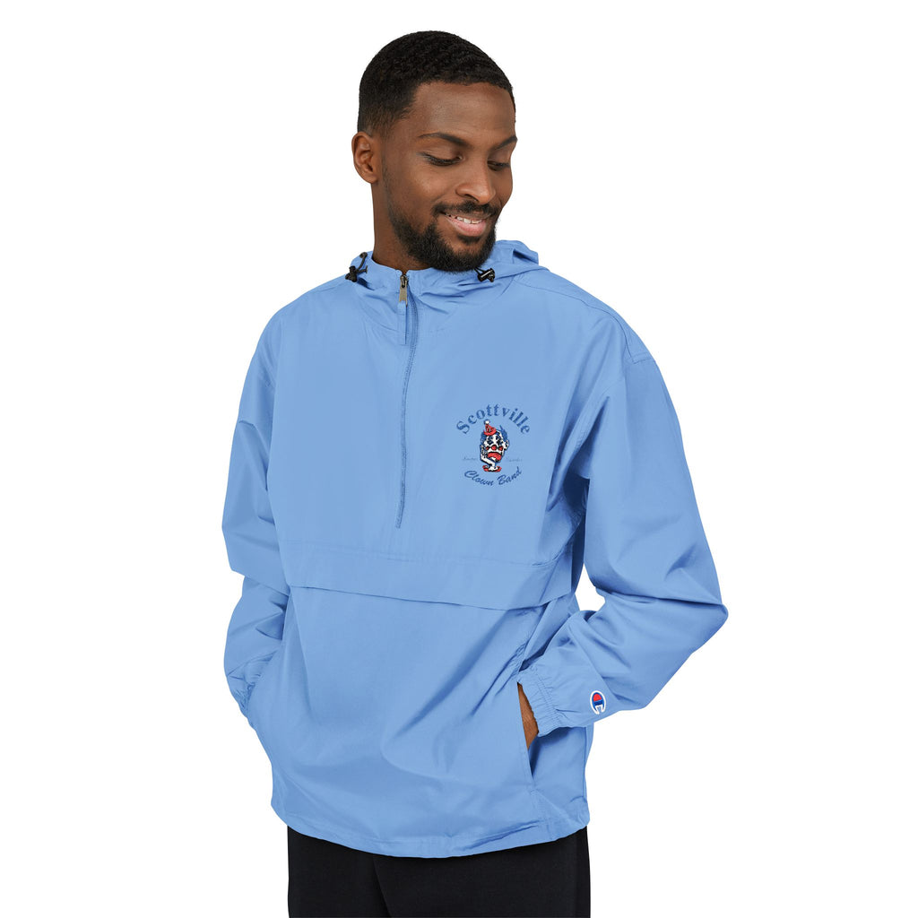 Scottville Clown Band Embroidered Champion Packable Anorak Jacket