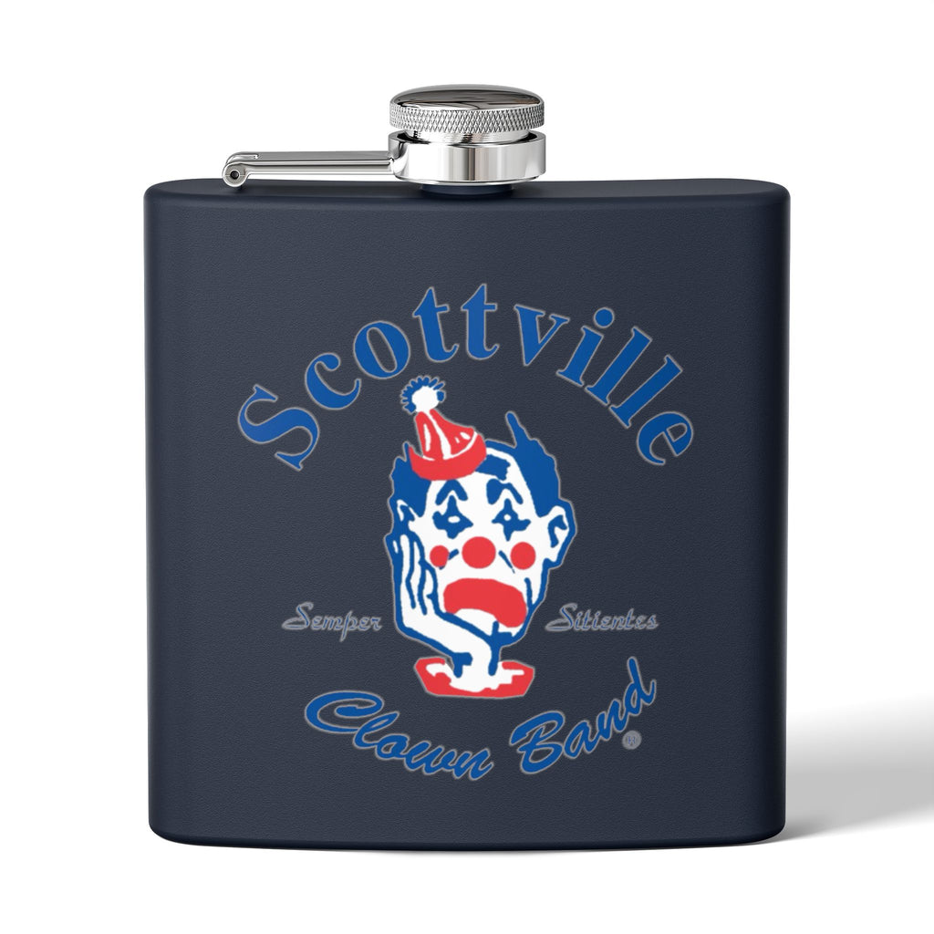 Scottville Clown Band Stainless Steel Flask, 6oz