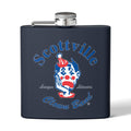 Scottville Clown Band Stainless Steel Flask, 6oz