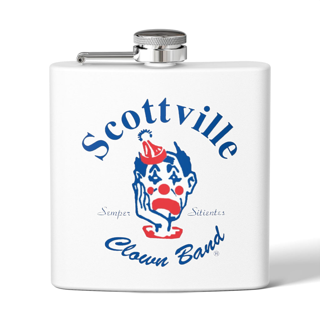 Scottville Clown Band Stainless Steel Flask, 6oz