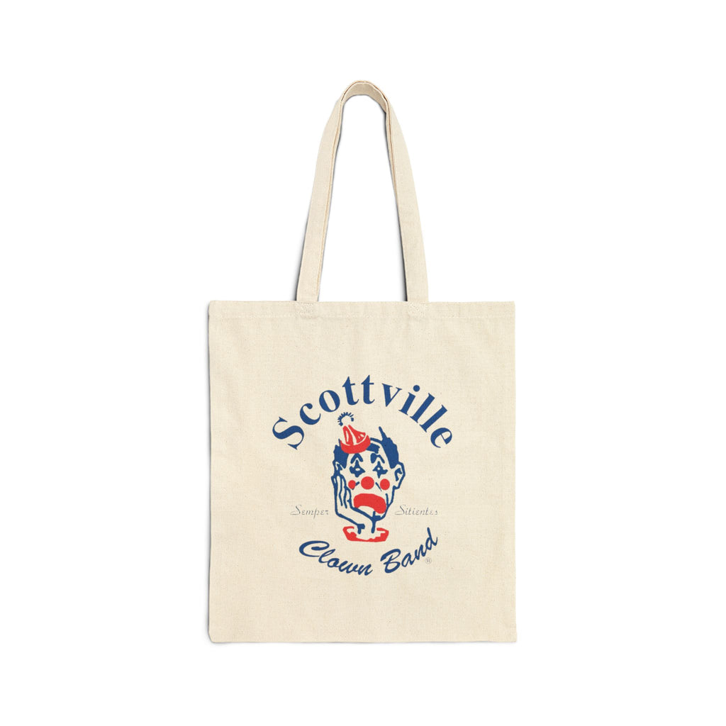 Scottville Clown Band Cotton Canvas Tote Bag