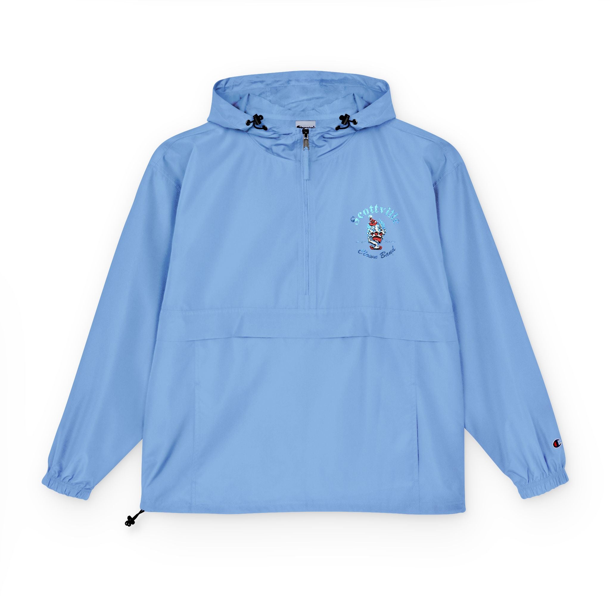 Scottville Clown Band Embroidered Champion Packable Anorak Jacket