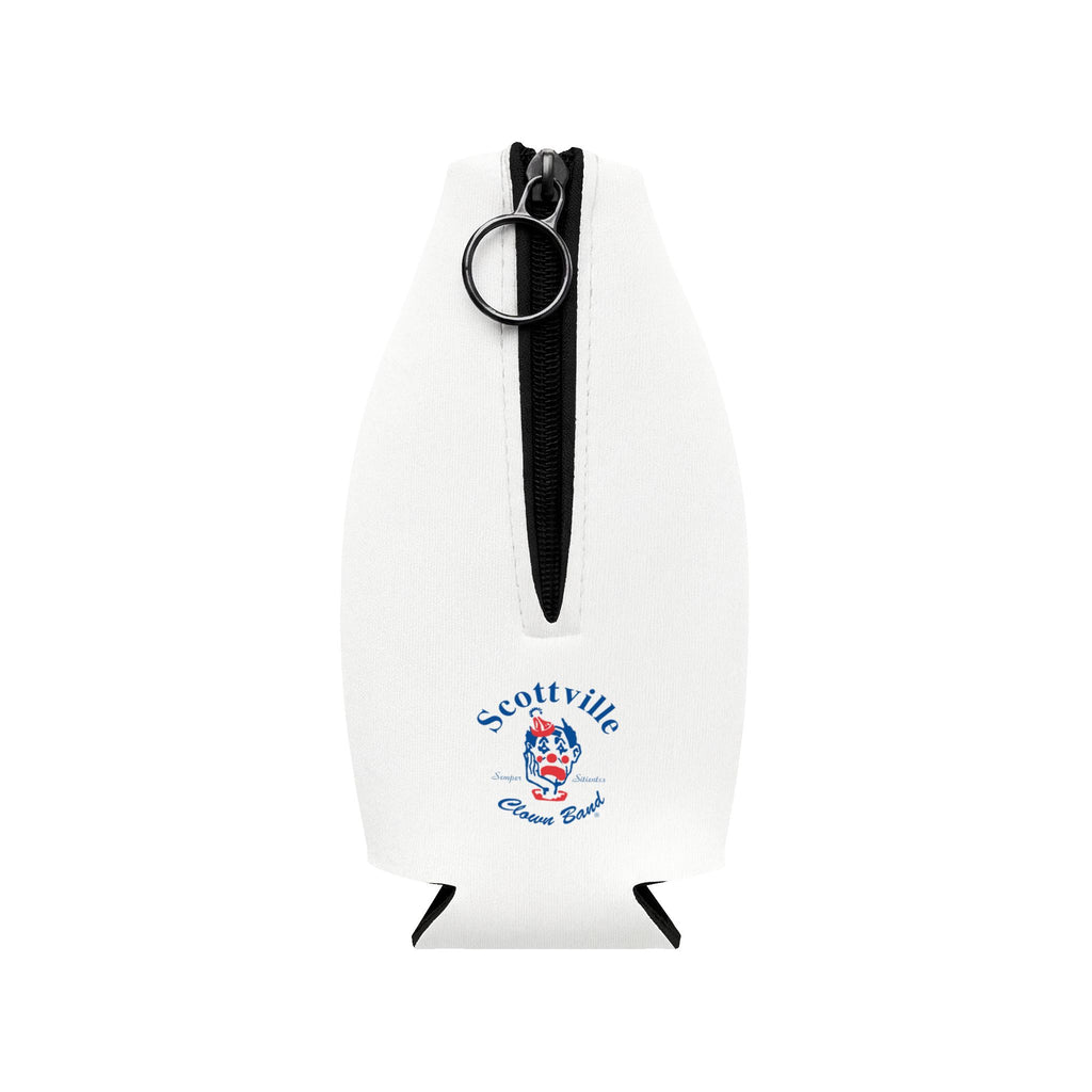 Scottville Clown Band Zip-Up Bottle Cooler Sleeve