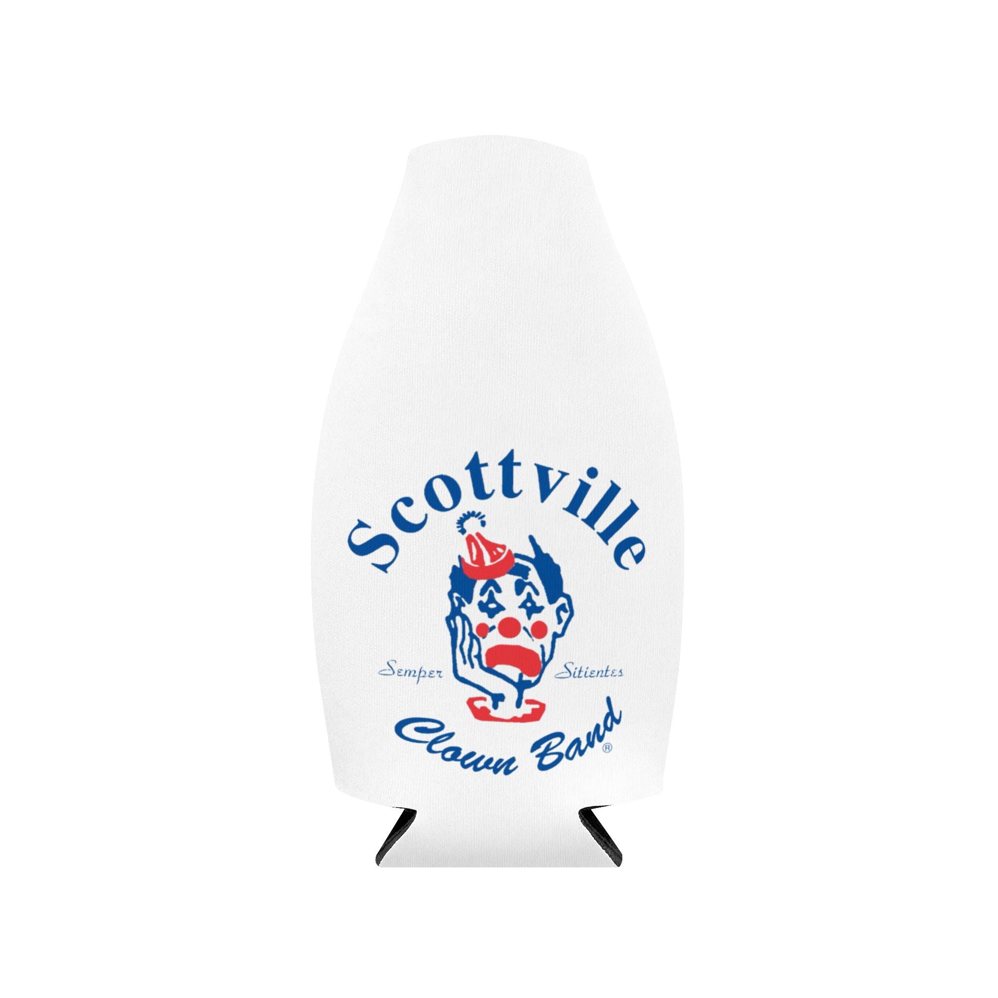 Scottville Clown Band Zip-Up Bottle Cooler Sleeve