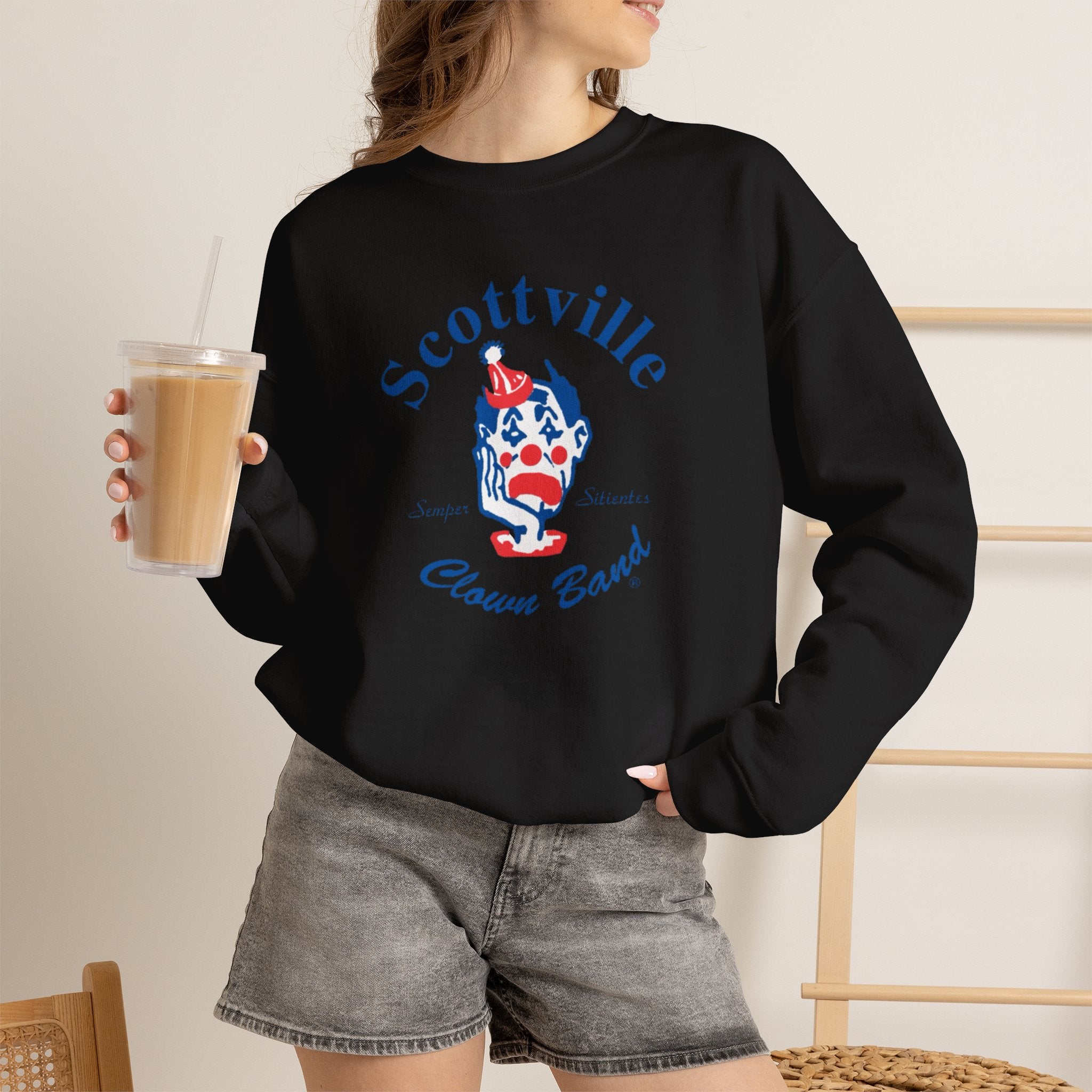 Scottville Clown Band Unisex Crewneck Sweatshirt
