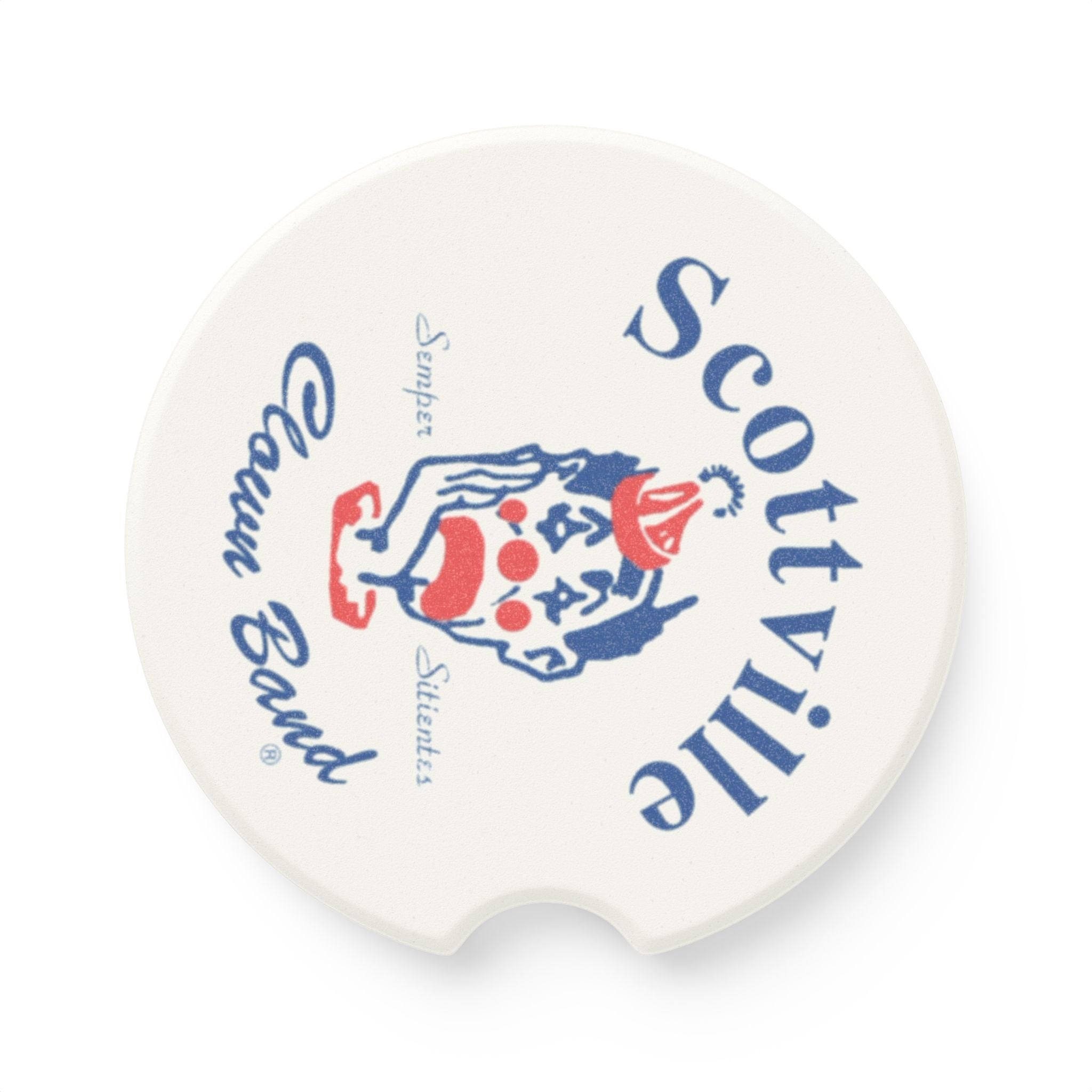 Scottville Clown Band Soapstone Car Coaster